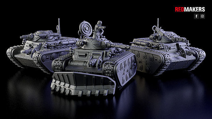 Infantry Fighting Vehicle - Imperial Force 3D print model 2