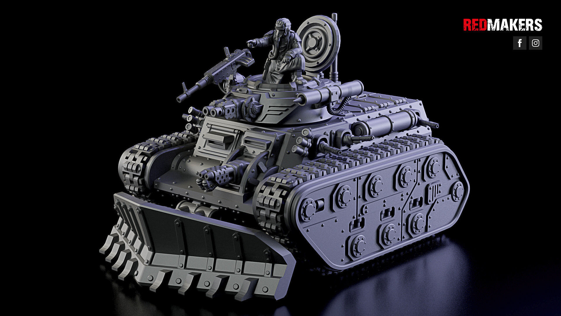 Infantry Fighting Vehicle - Imperial Force 3D print model_19