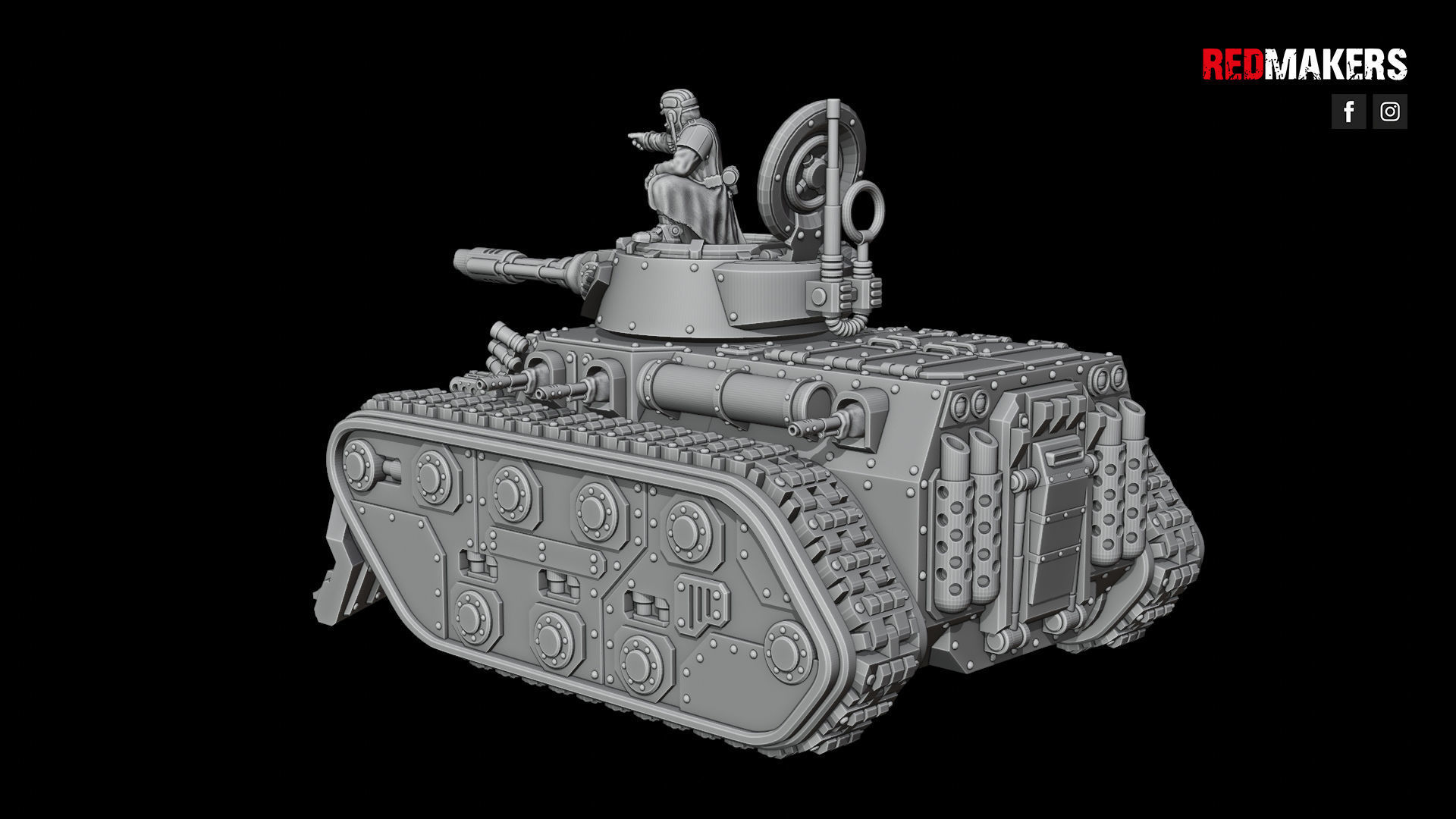 Infantry Fighting Vehicle - Imperial Force 3D print model_22