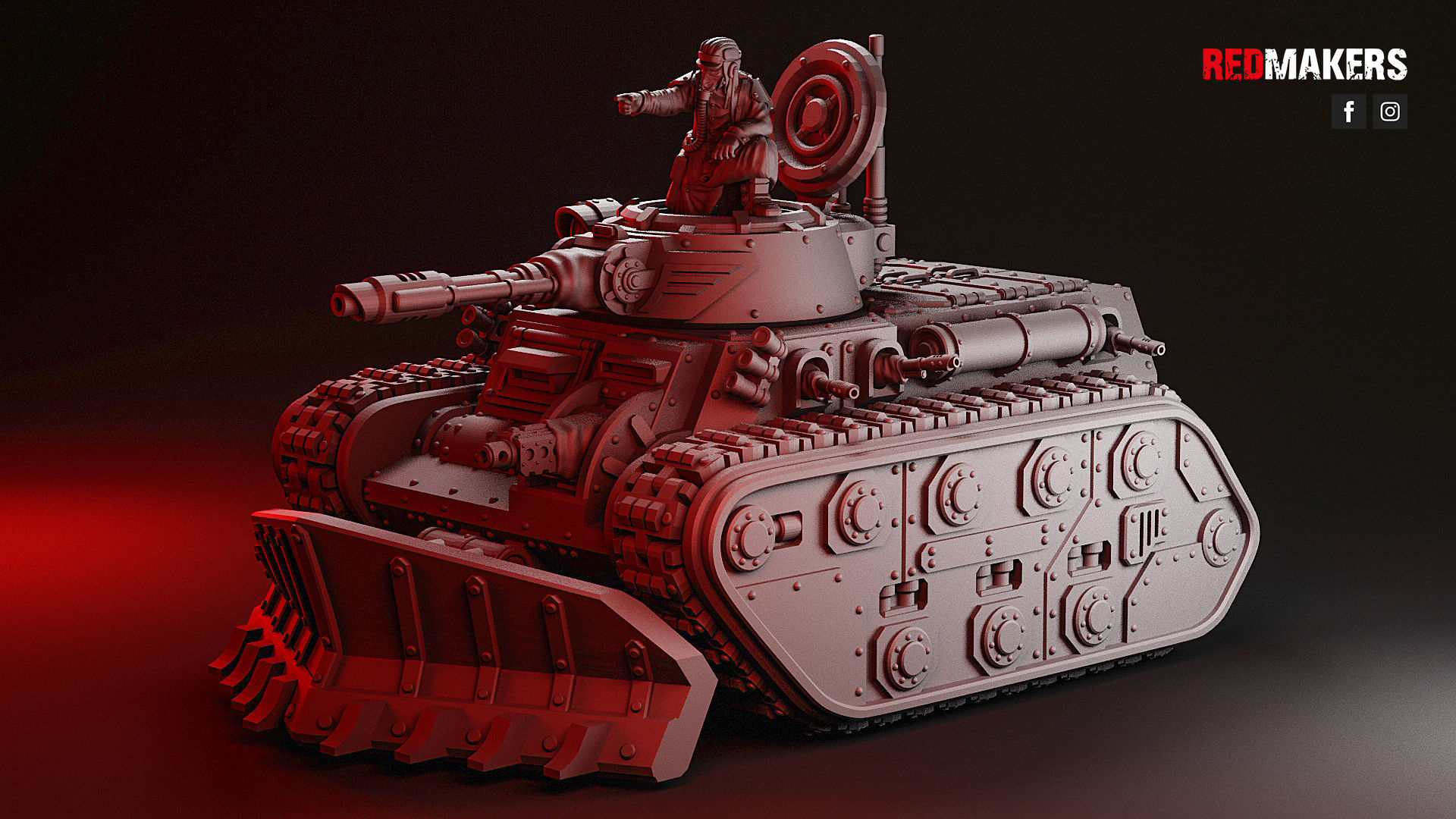 Infantry Fighting Vehicle - Imperial Force 3D print model_27