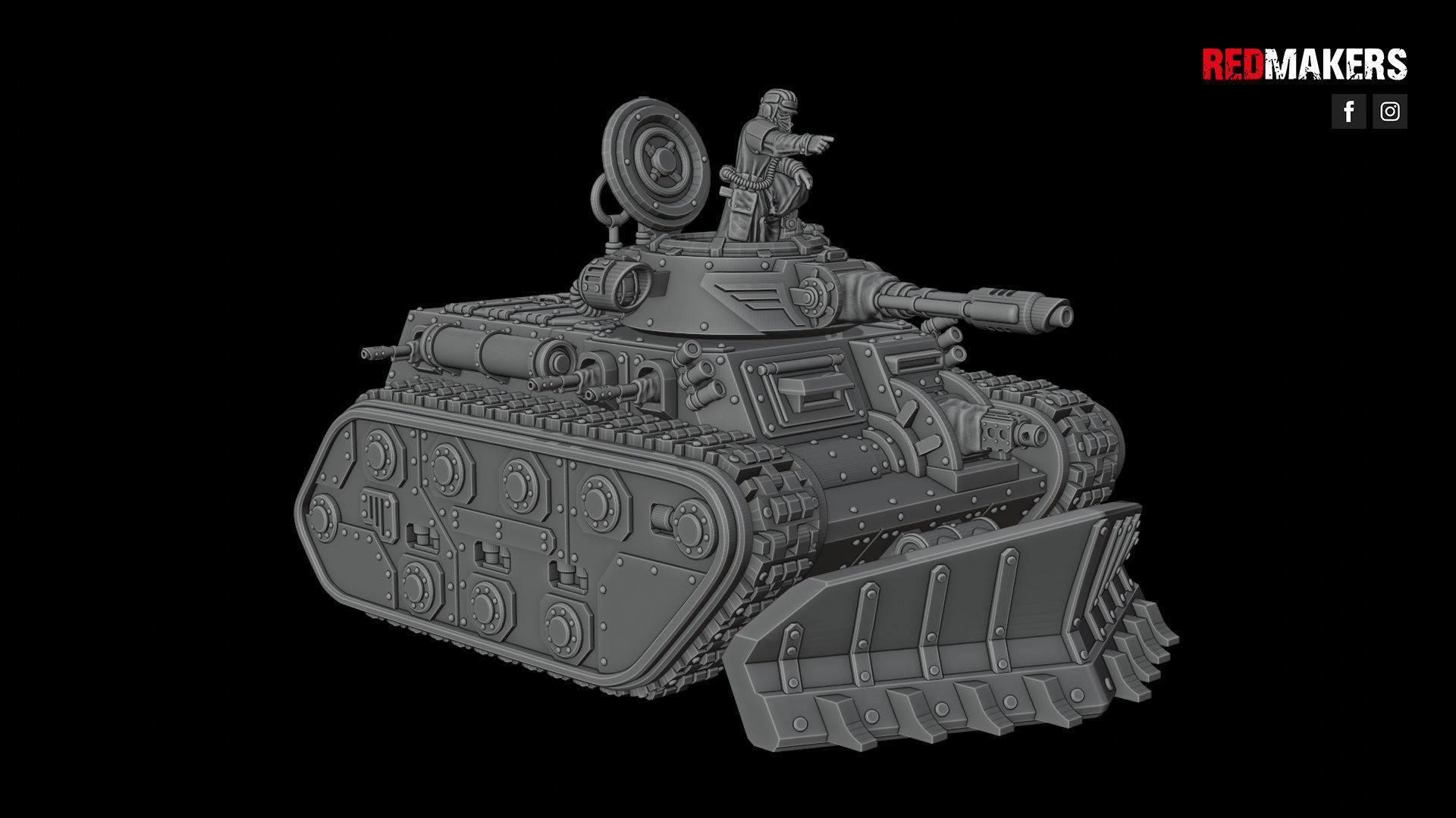 Infantry Fighting Vehicle - Imperial Force 3D print model_24