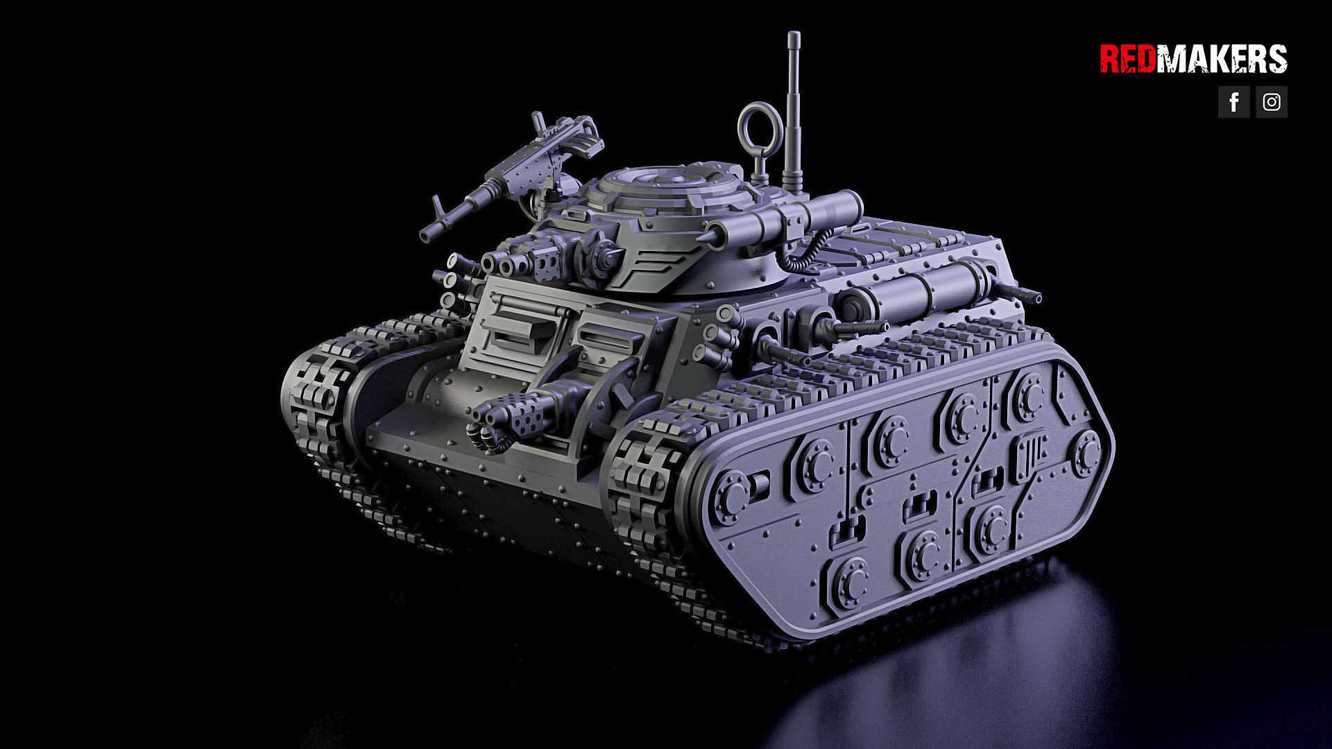 Infantry Fighting Vehicle - Imperial Force 3D print model_17
