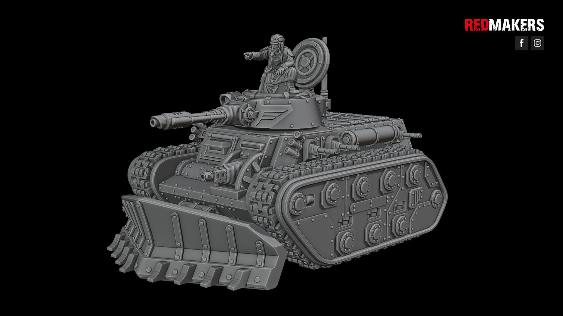 Infantry Fighting Vehicle - Imperial Force 3D print model_21