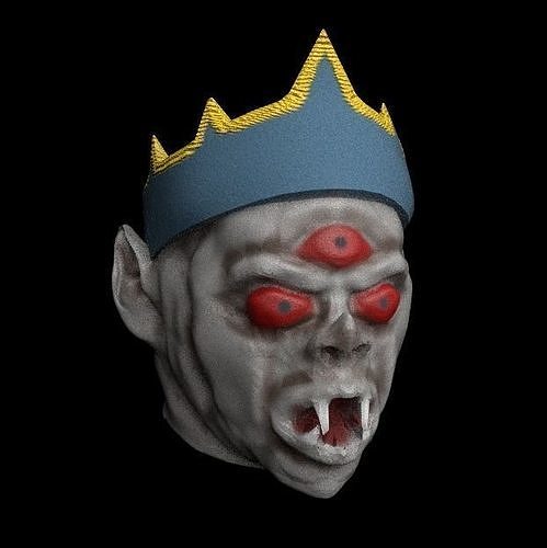Angast King of the Realm of Evil 3D print model