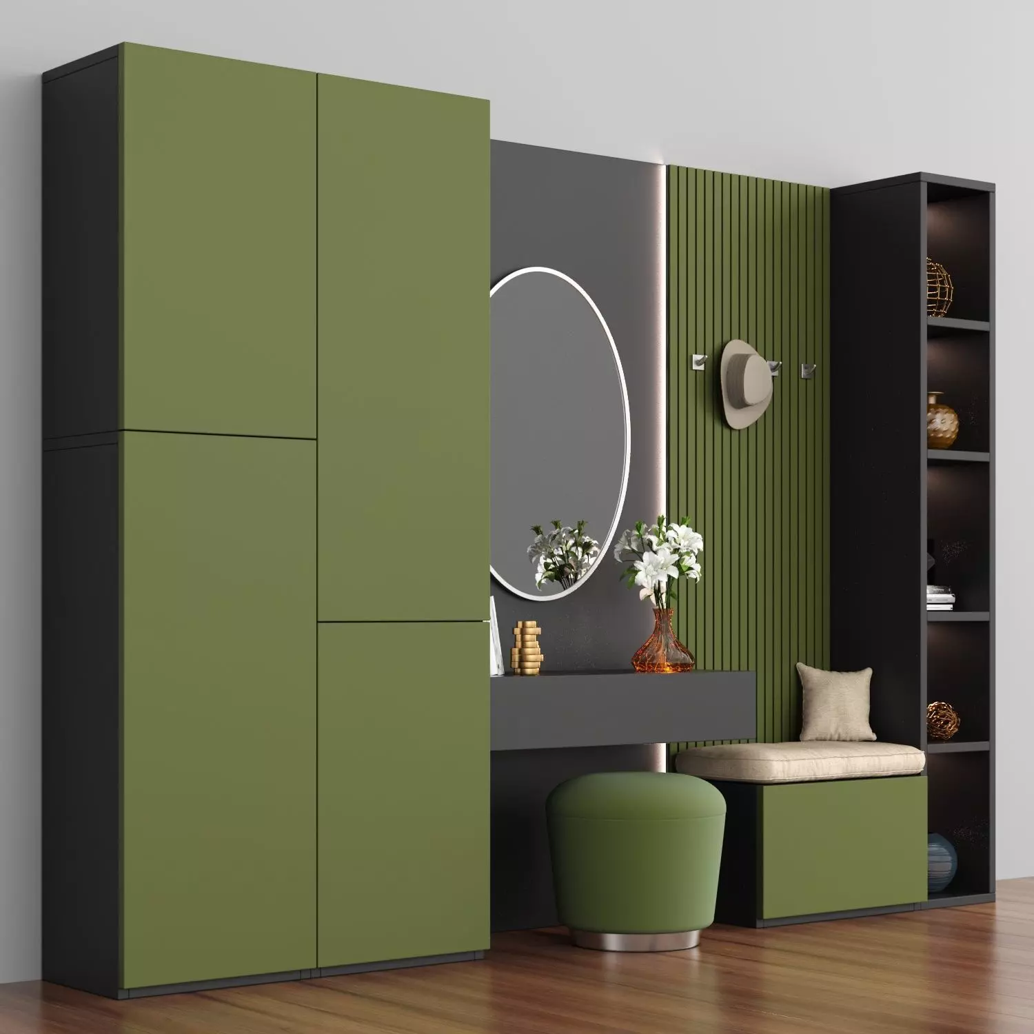 Hallway 131 3D model_0