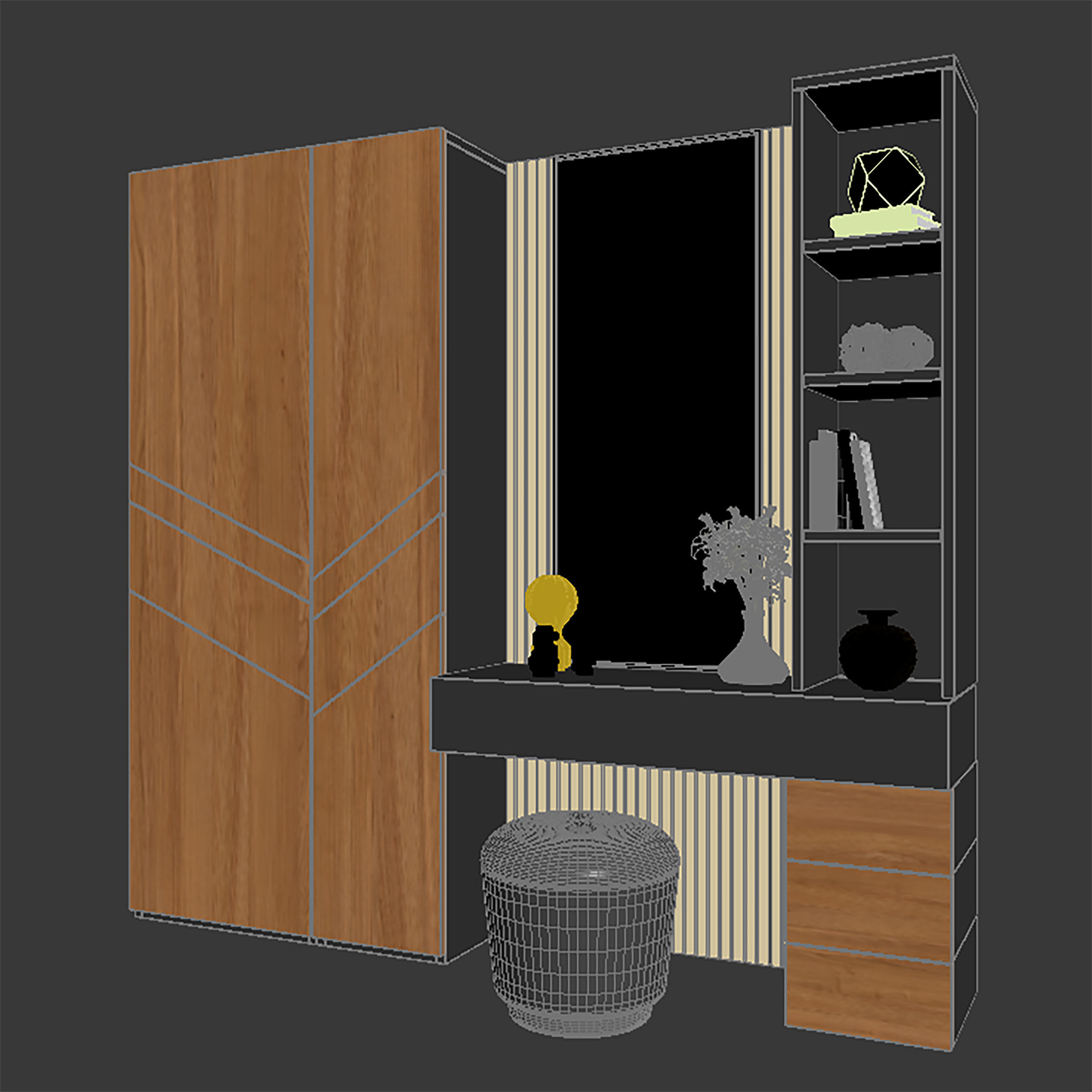 Hallway 134 3D model_2