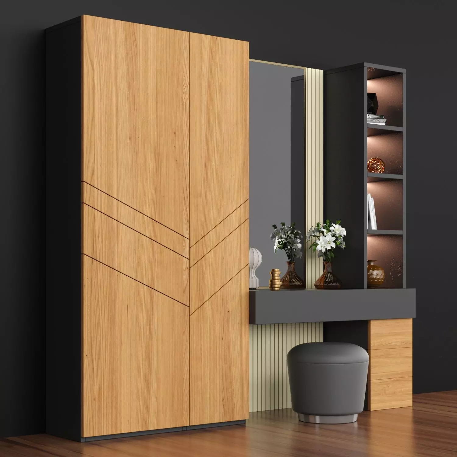 Hallway 134 3D model_0