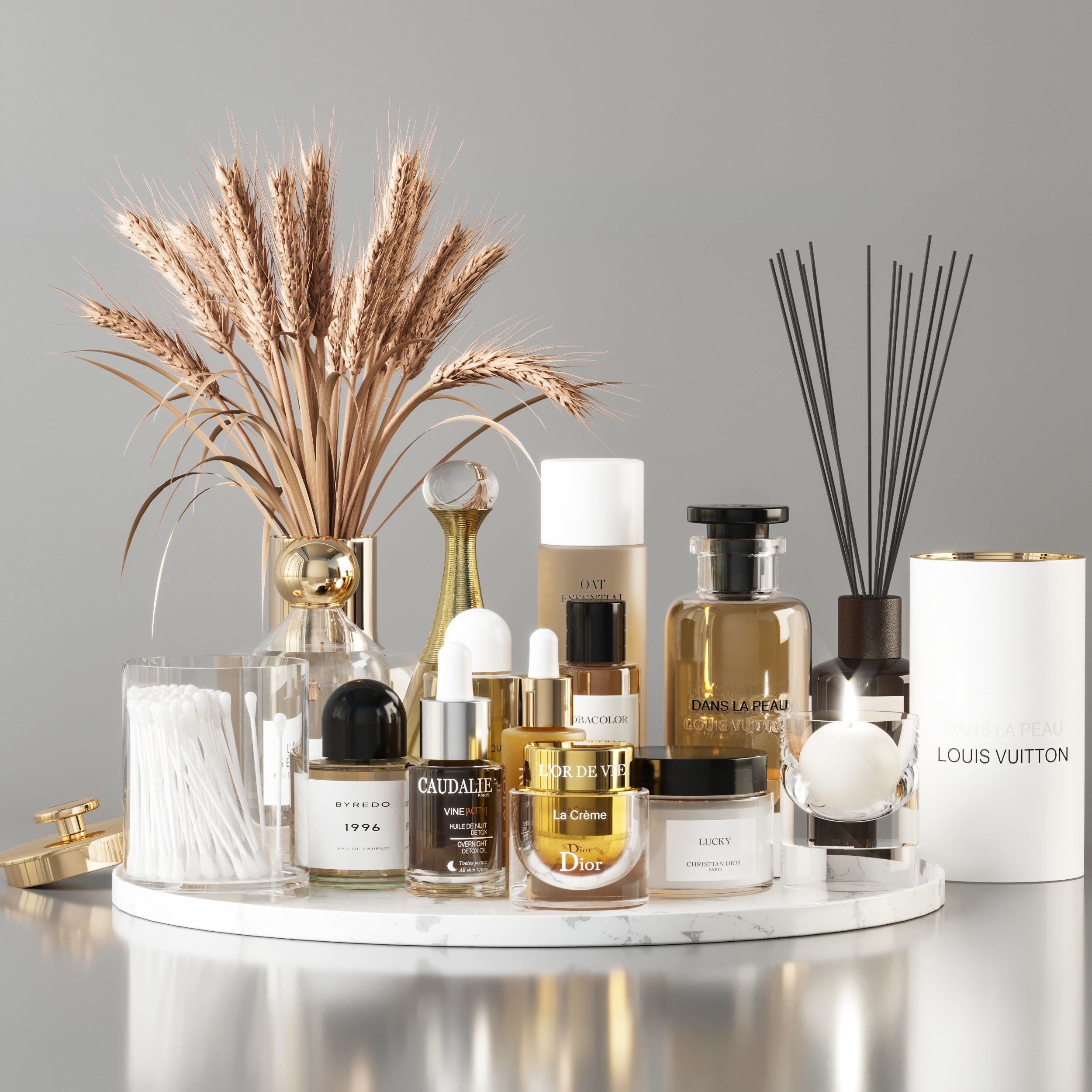 Bathroom accessories 3D model_1