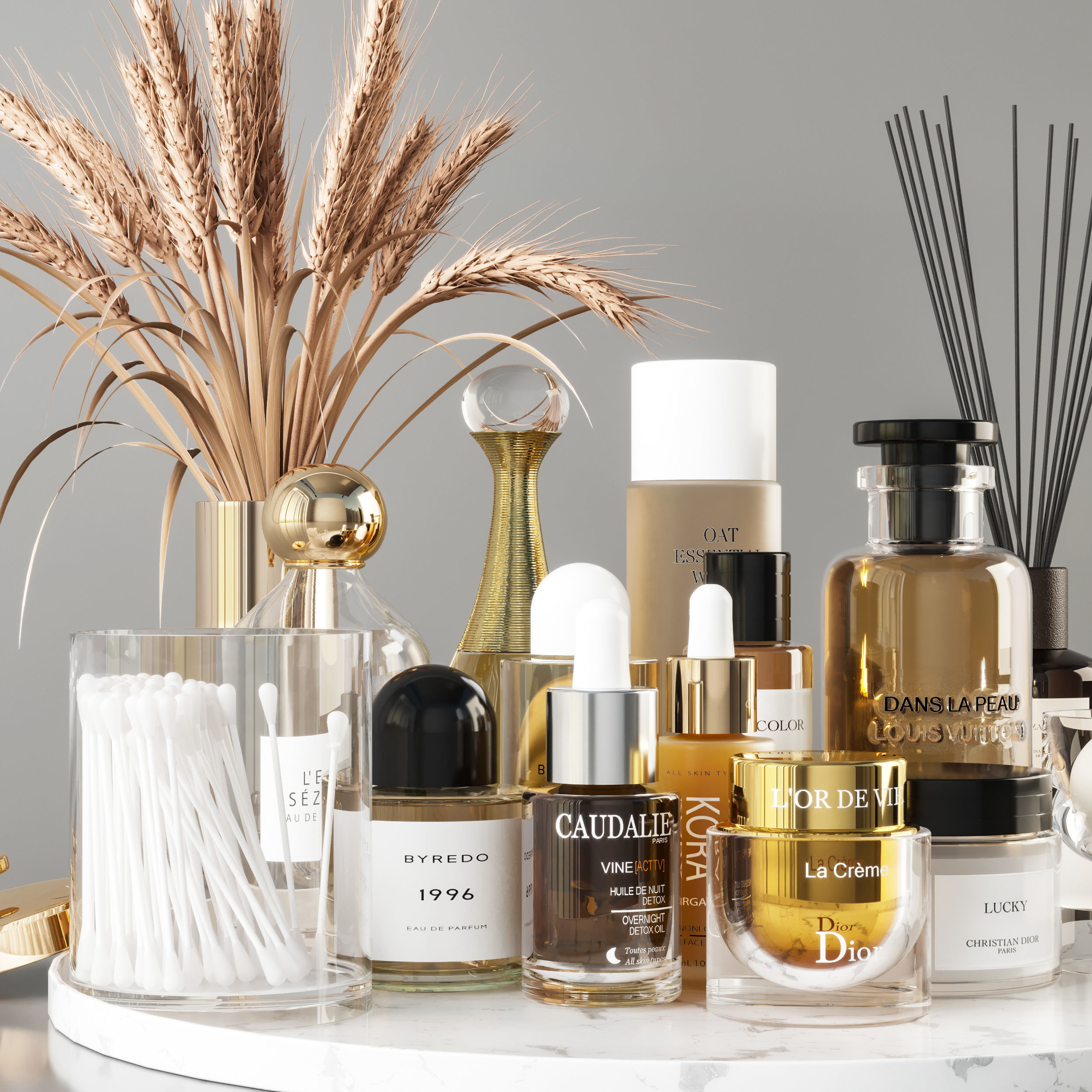 Bathroom accessories 3D model_2