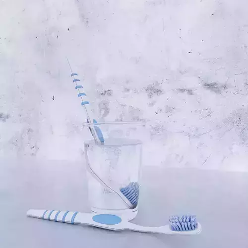 High-Poly Toothbrush 3D model