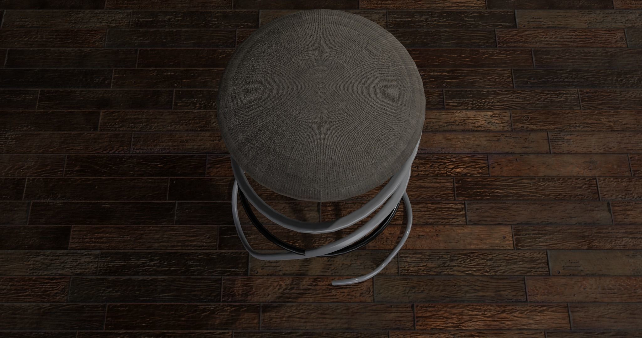 Bar chair  3D model_2