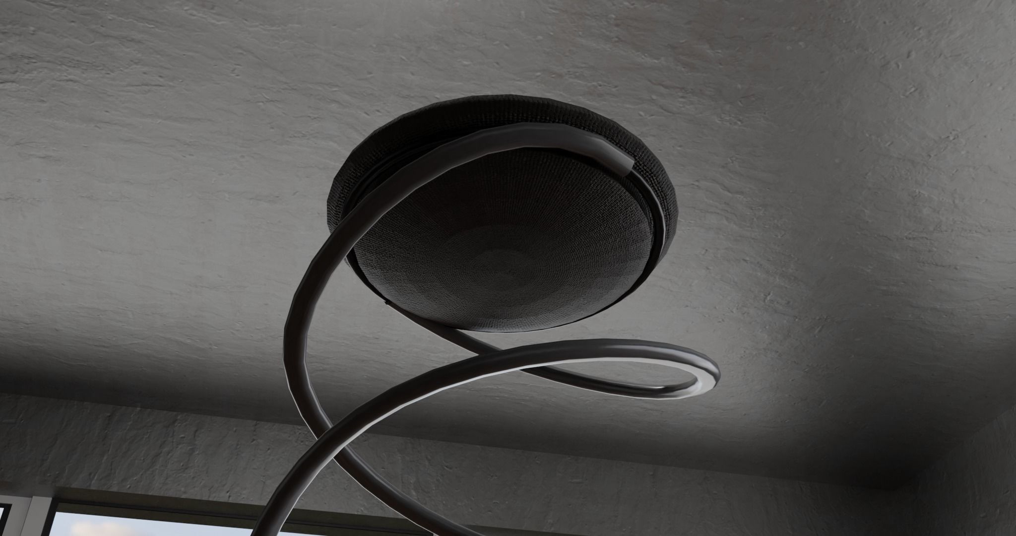 Bar chair  3D model_1