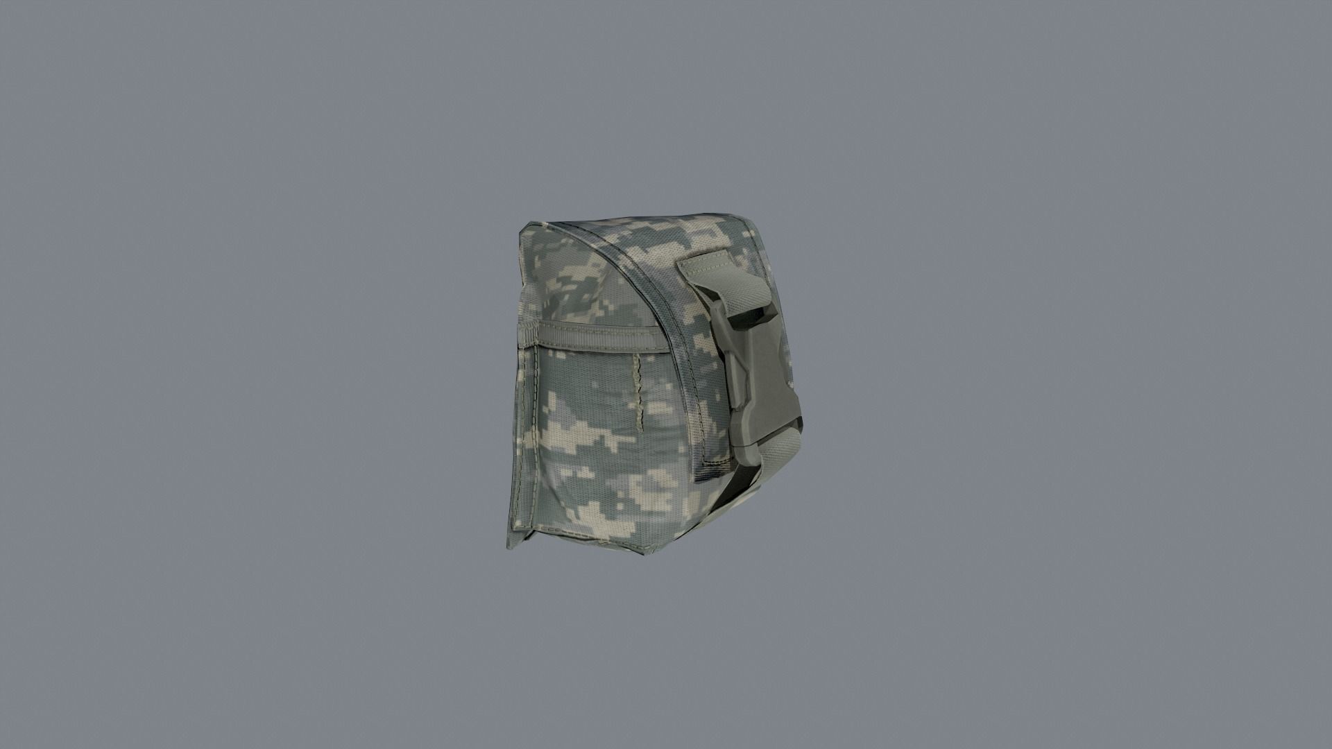 Molle pouches pack Low-poly 3D model_11