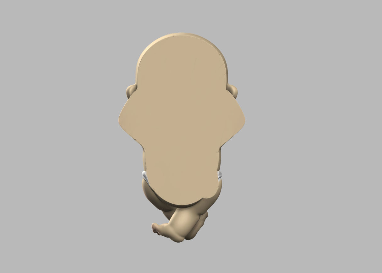 Baby decoration for 3d printing Free 3D print model_3