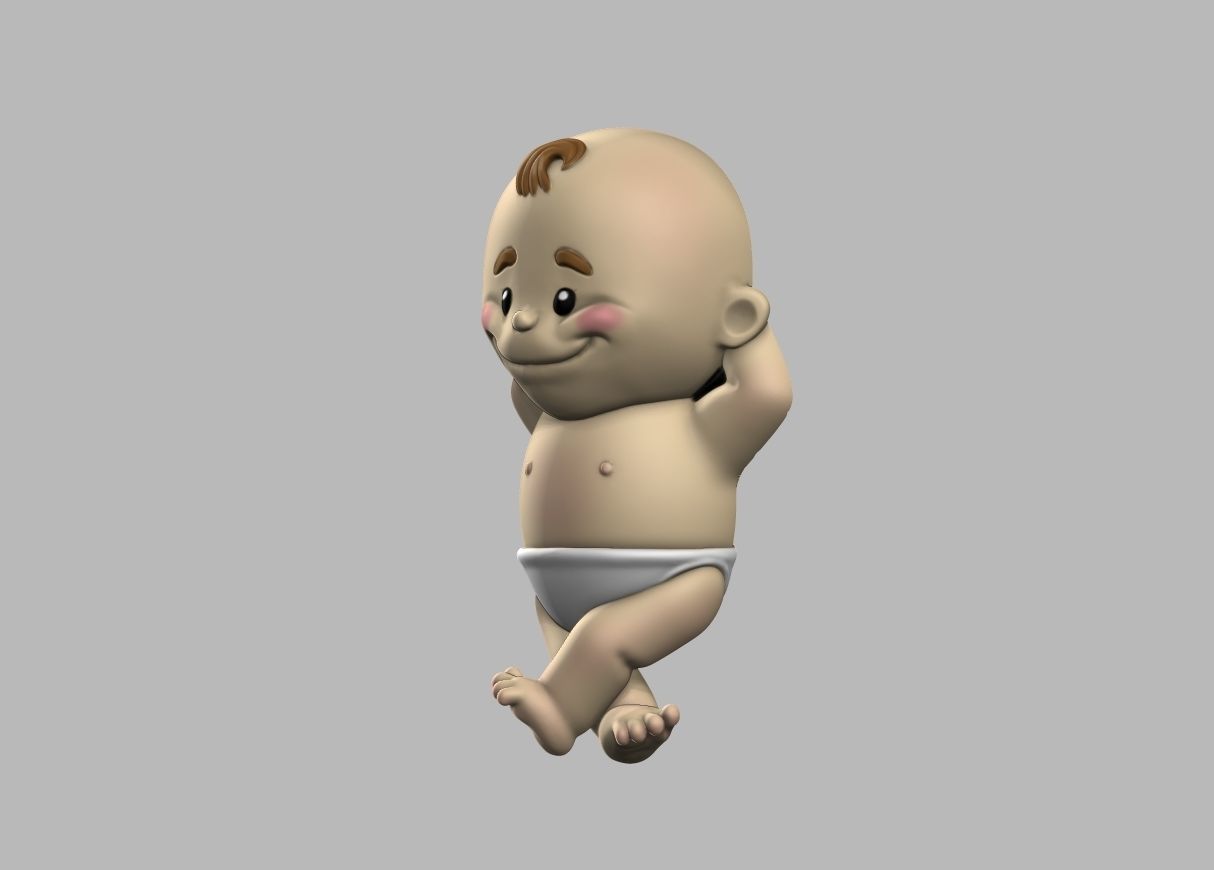 Baby decoration for 3d printing Free 3D print model_8