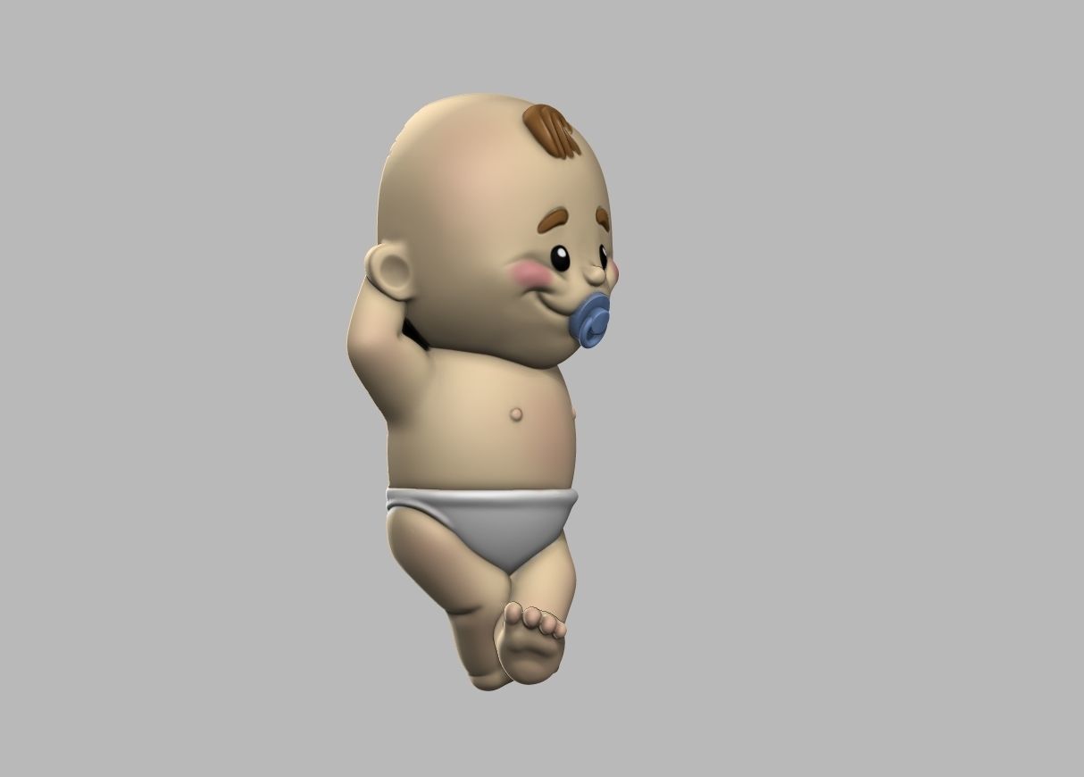 Baby decoration for 3d printing Free 3D print model_2