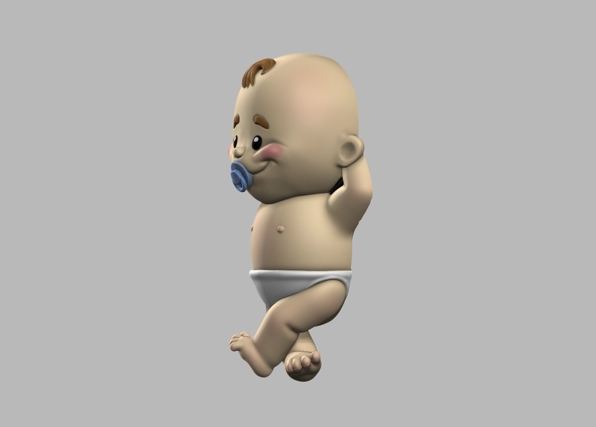 Baby decoration for 3d printing Free 3D print model_4