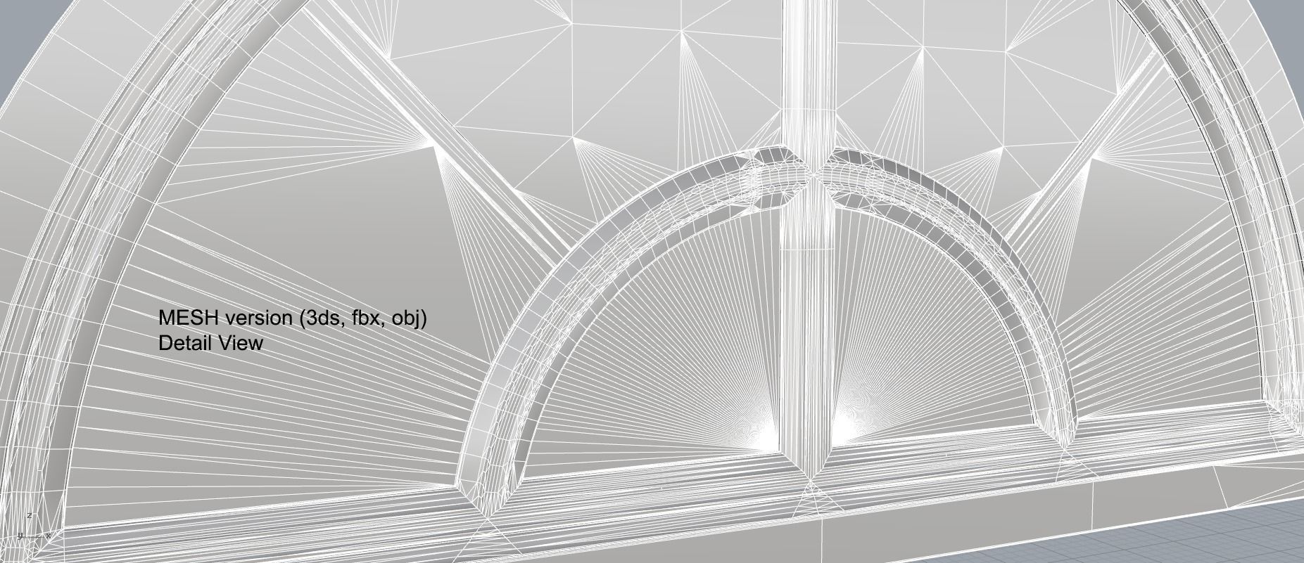 Palladian Window 3D model_3