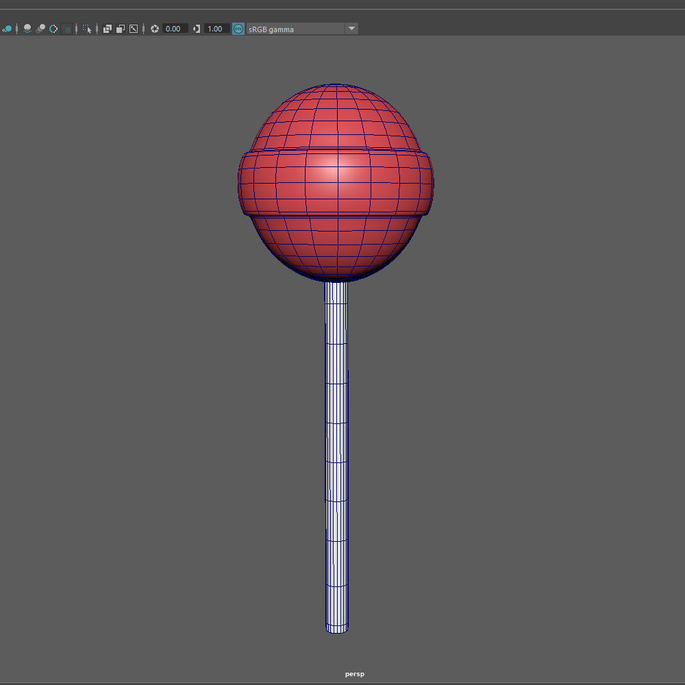 Lollipop Lick Stick Cartoon 3D model_4