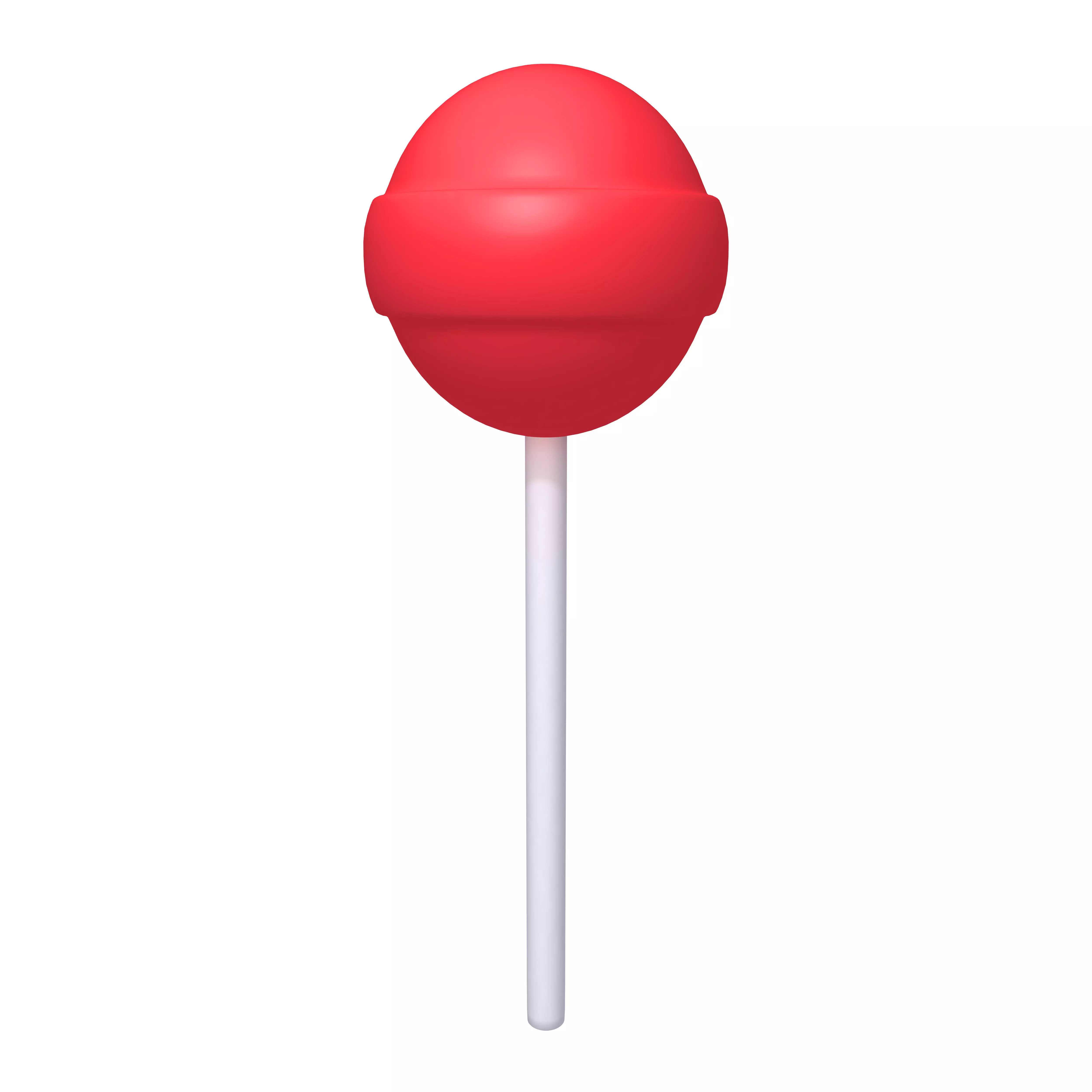 Lollipop Lick Stick Cartoon 3D model_0