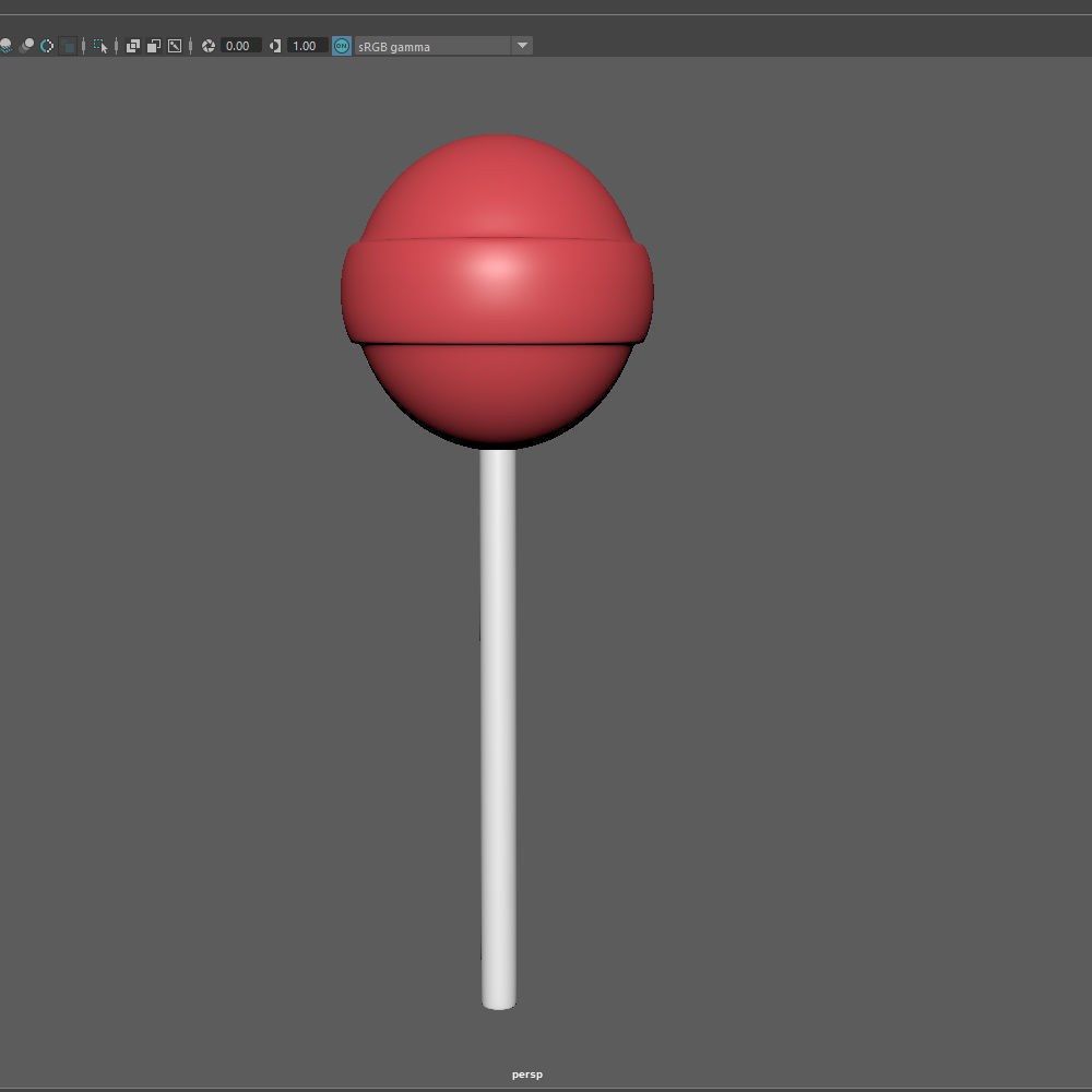 Lollipop Lick Stick Cartoon 3D model_3