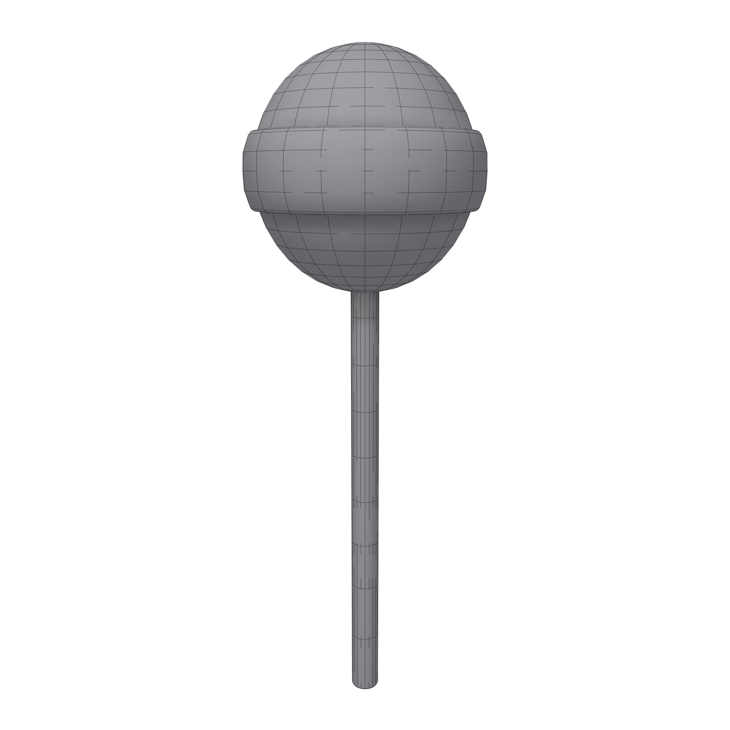 Lollipop Lick Stick Cartoon 3D model_1