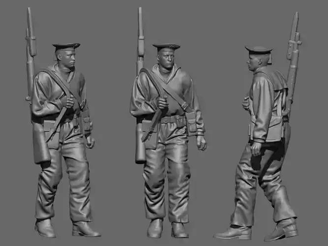 Sailor soviet union ww2  3D print model