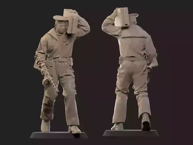 Russian sailor ww2  3D print model