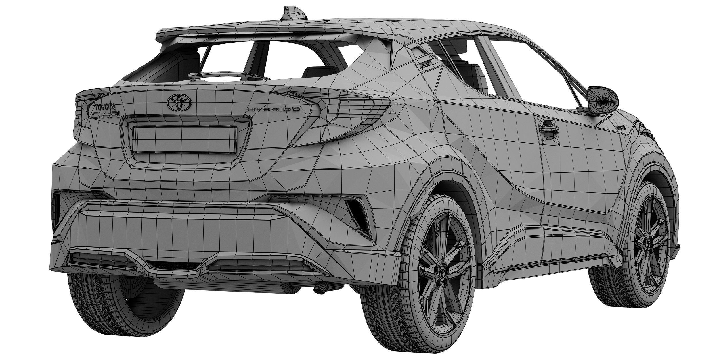 Toyota C-HR 2021 3D model_16