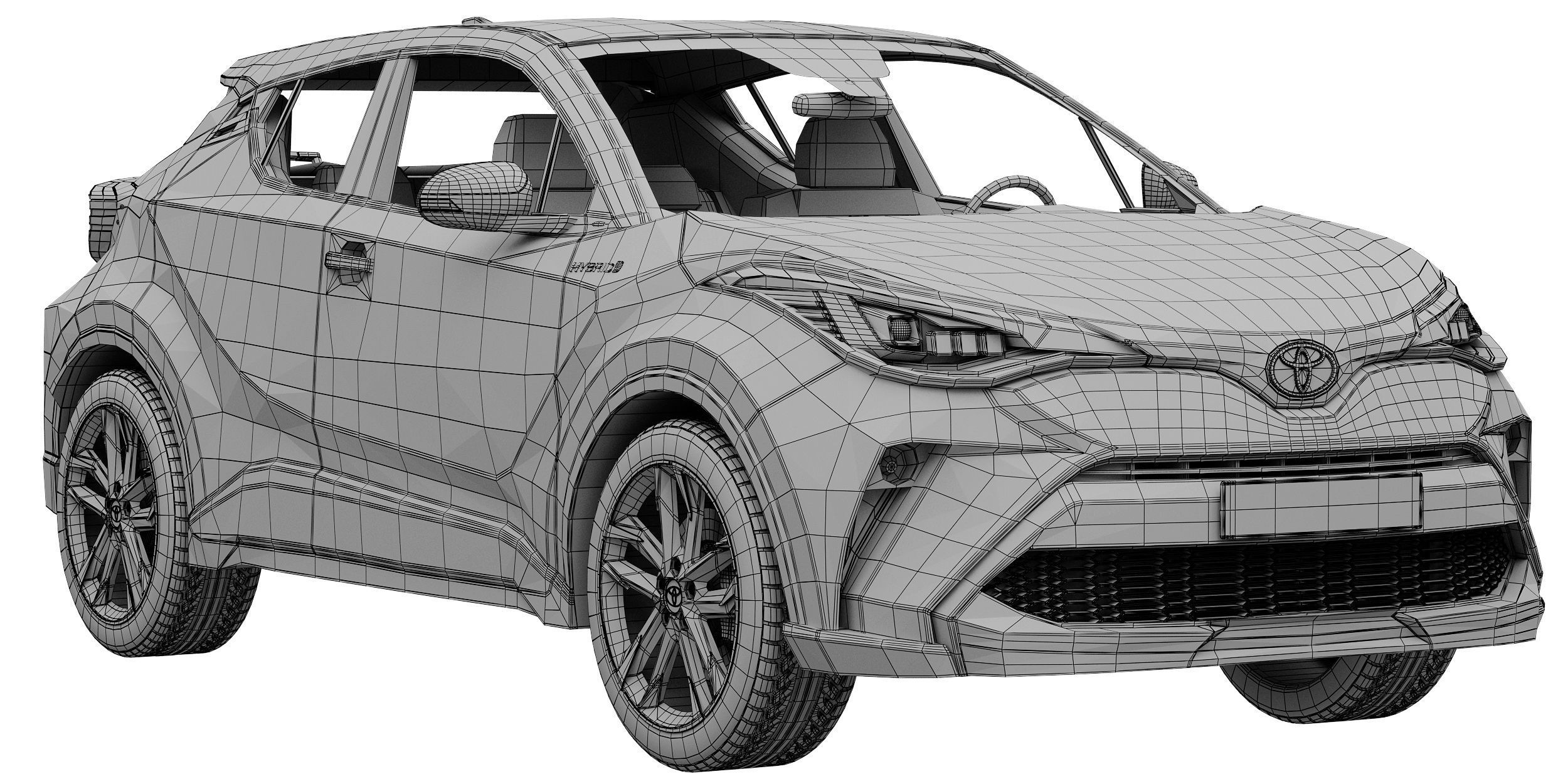 Toyota C-HR 2021 3D model_14