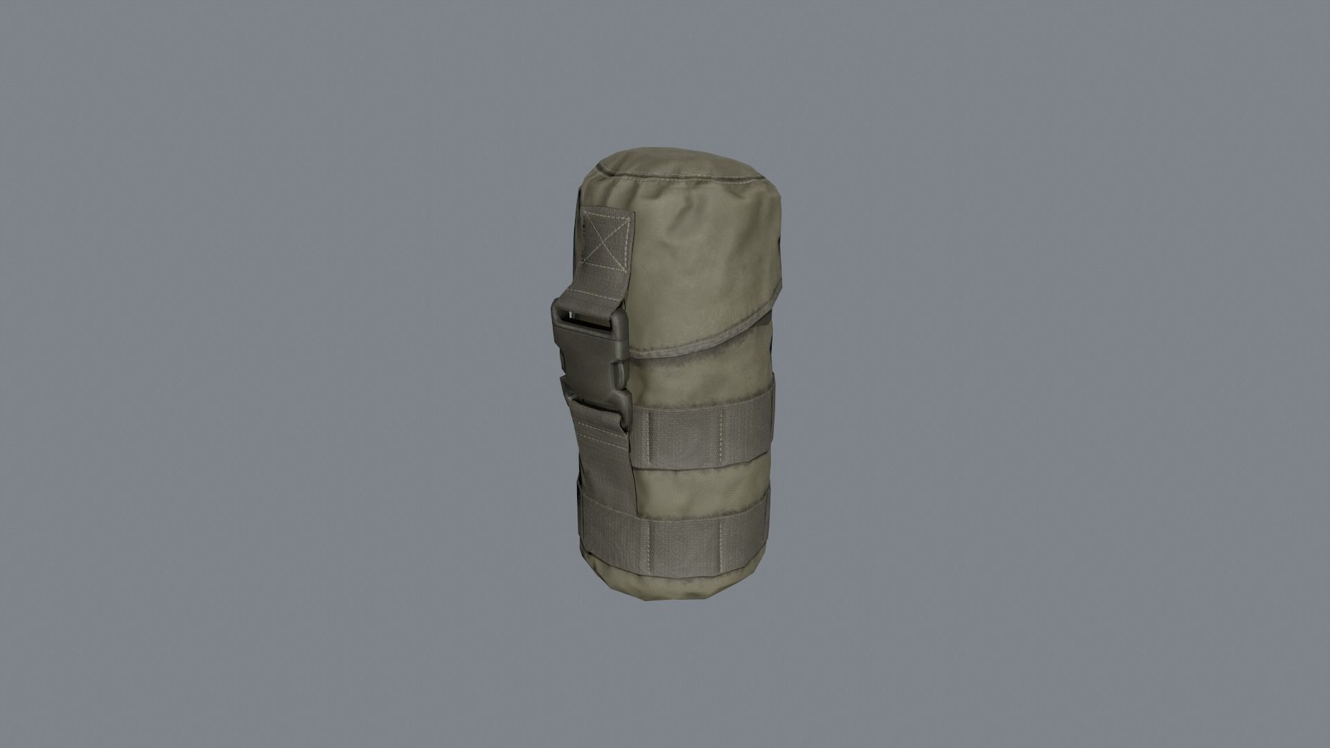 Bottle pouch Low-poly 3D model_2