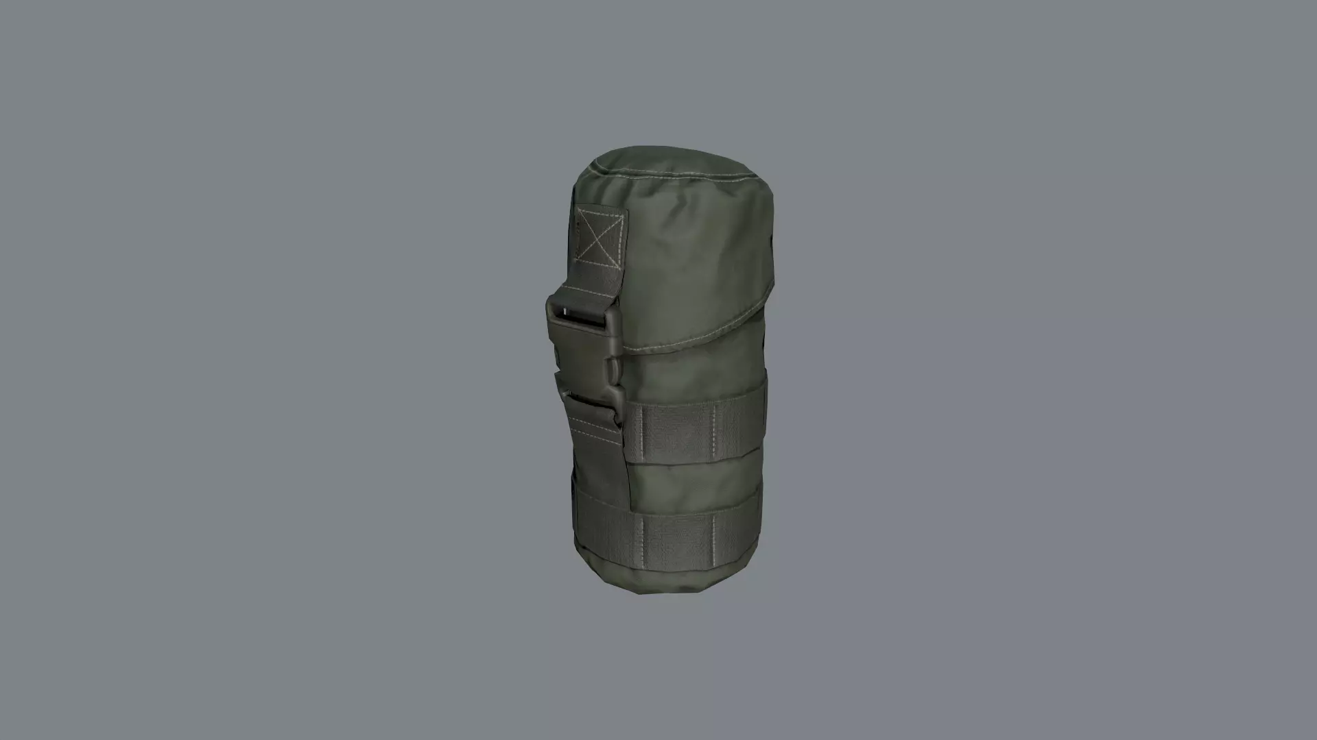 Bottle pouch Low-poly 3D model_0