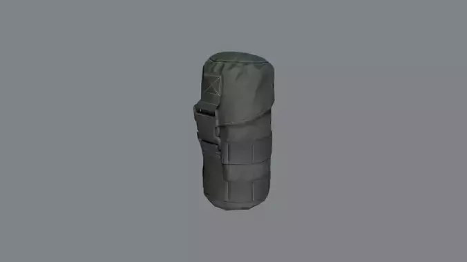 Bottle pouch Low-poly 3D model