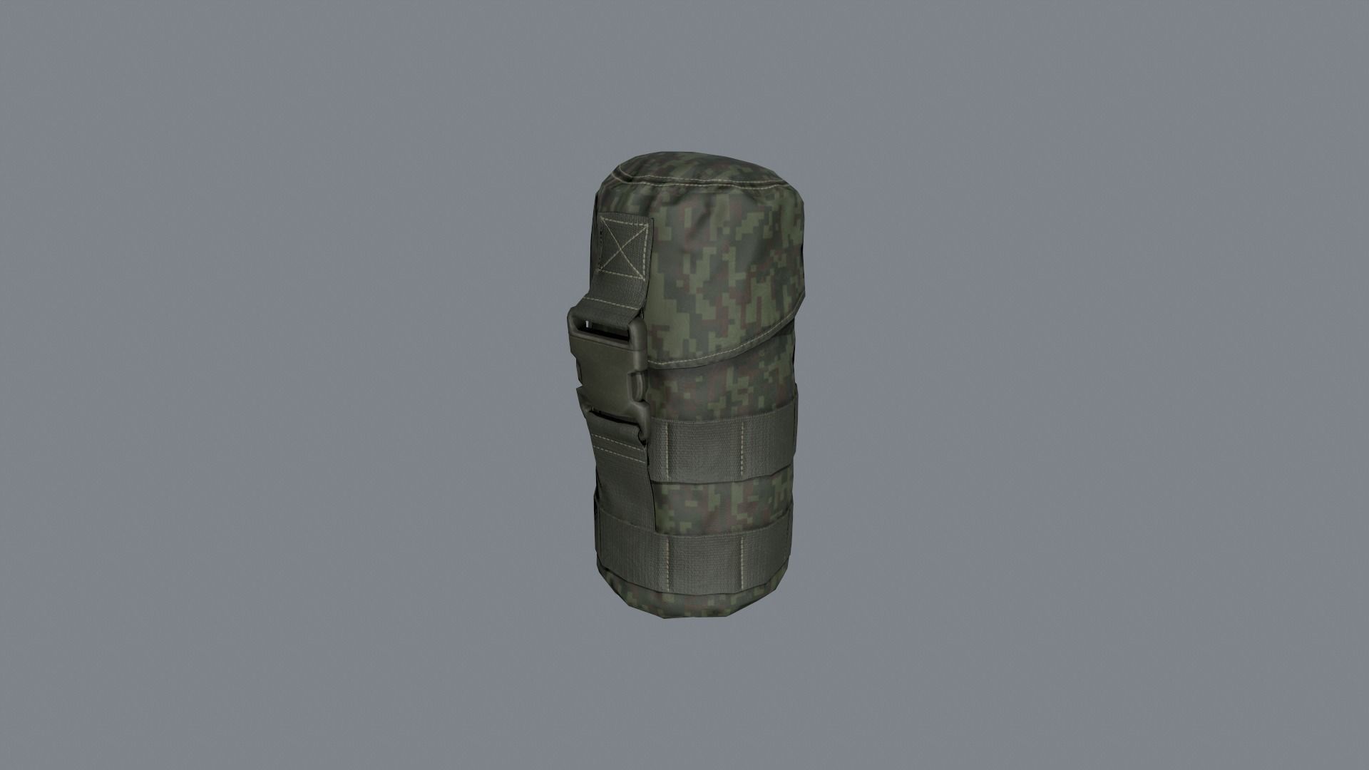 Bottle pouch Low-poly 3D model_6