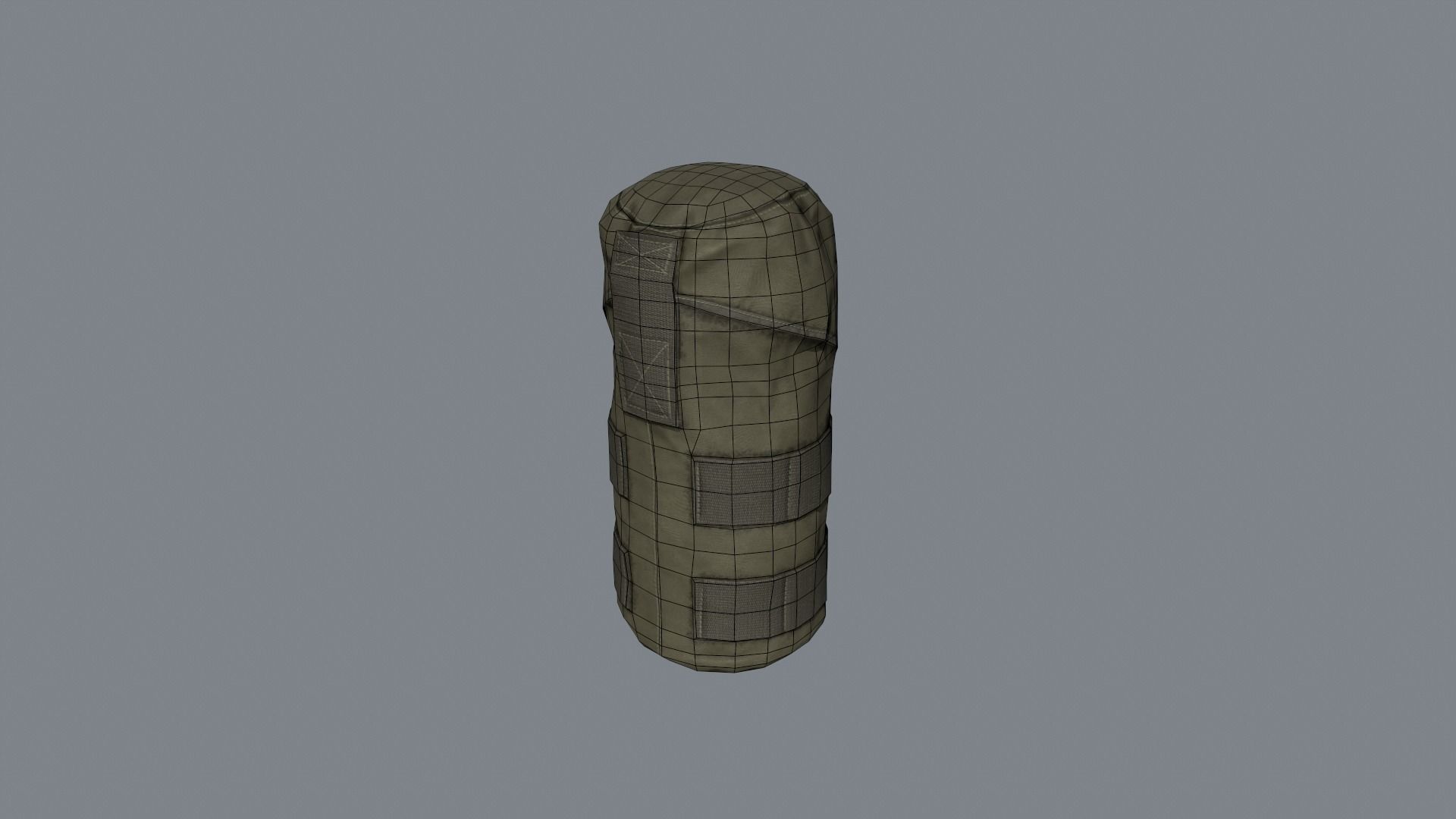 Bottle pouch Low-poly 3D model_11