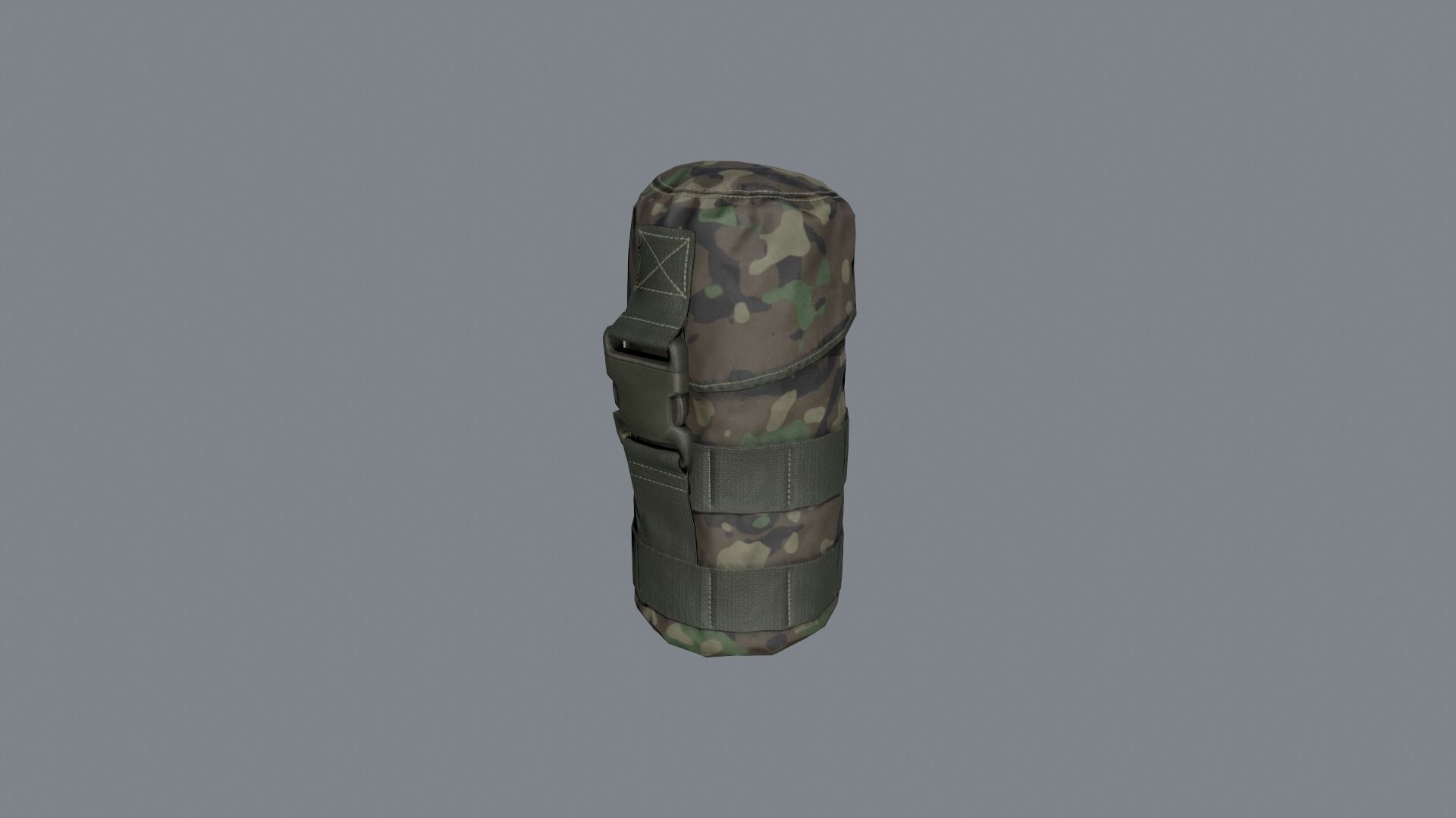 Bottle pouch Low-poly 3D model_5