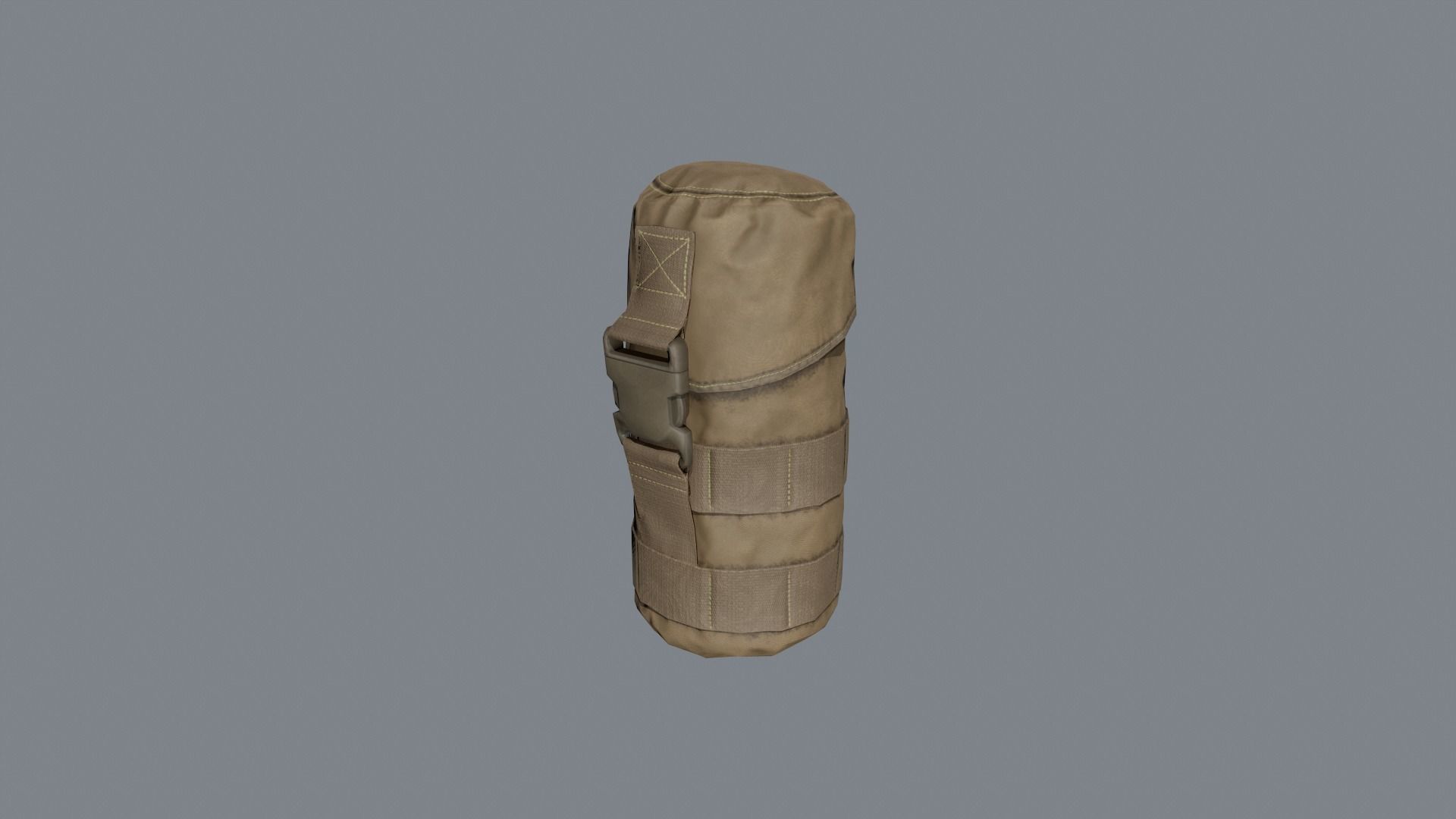 Bottle pouch Low-poly 3D model_3