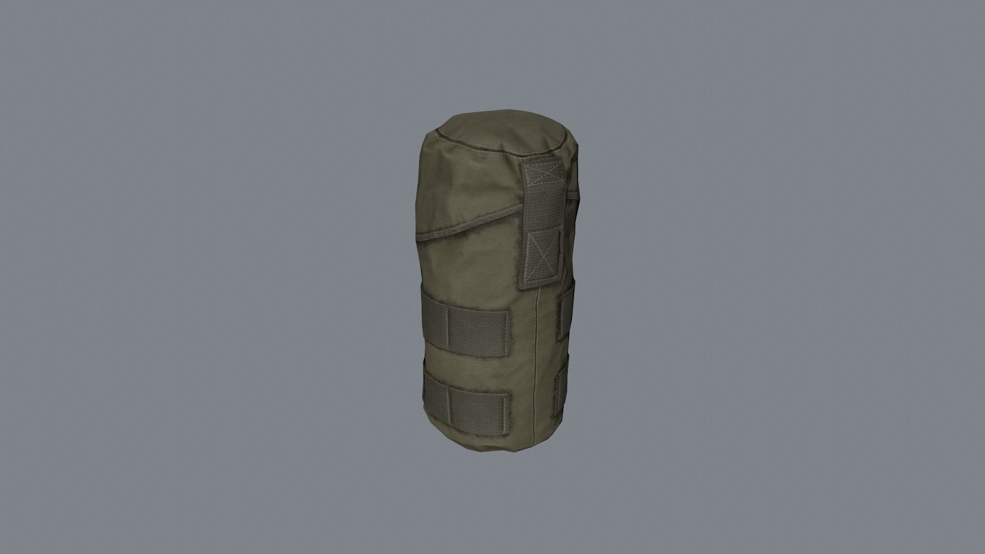 Bottle pouch Low-poly 3D model_9