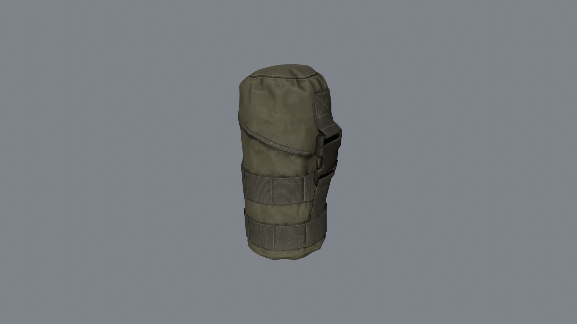 Bottle pouch Low-poly 3D model_7
