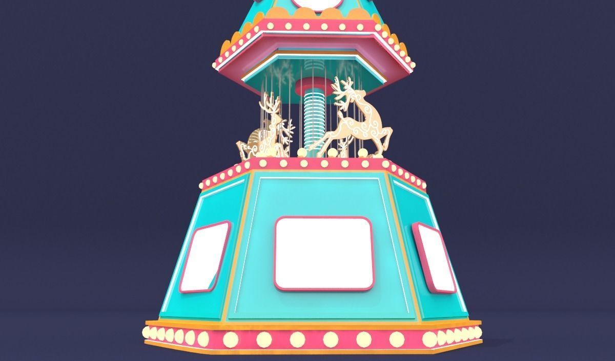 christmas tree 3D model_2