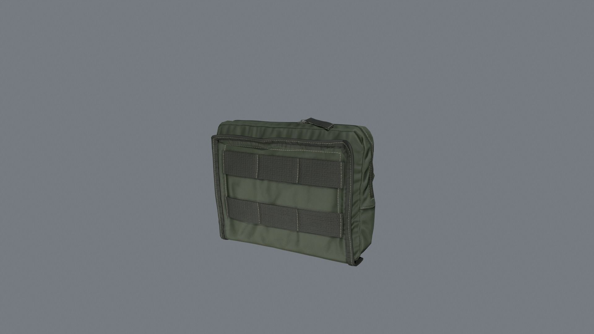 Utility pouch Low-poly 3D model_1