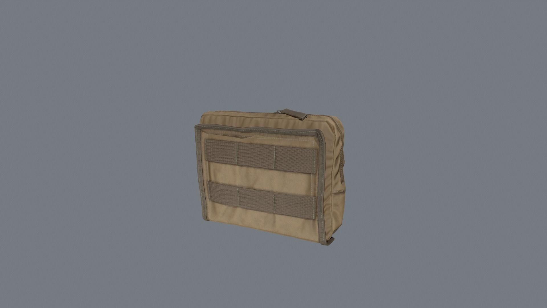 Utility pouch Low-poly 3D model_4