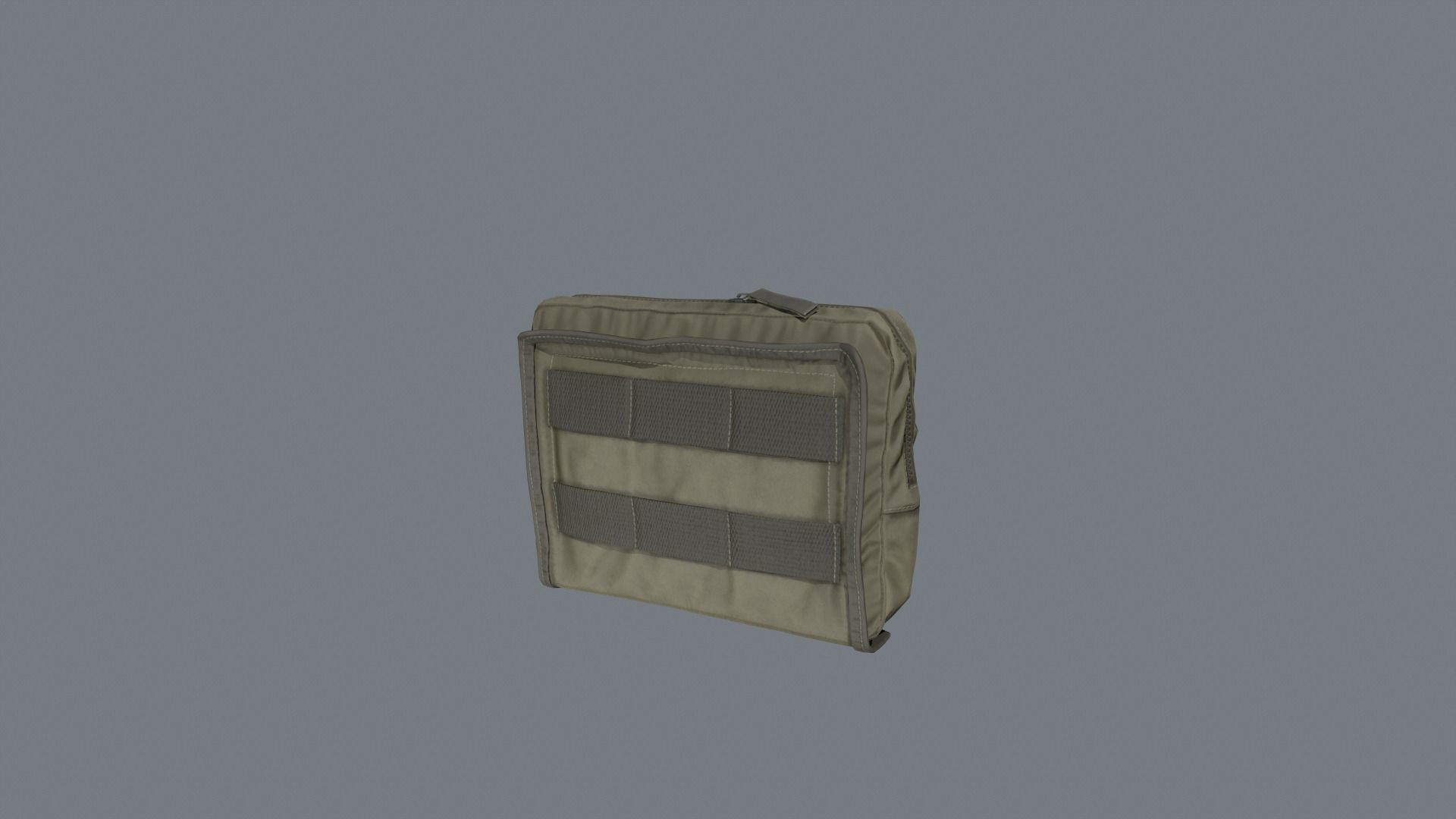 Utility pouch Low-poly 3D model_3
