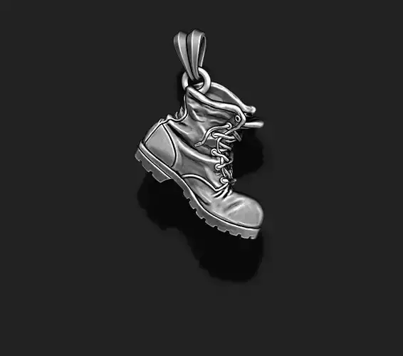 old boot pendant