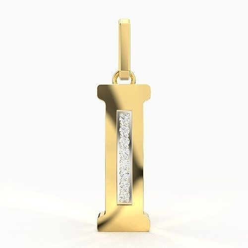 I SCRIPT DIAMOND PENDANT 3D print model