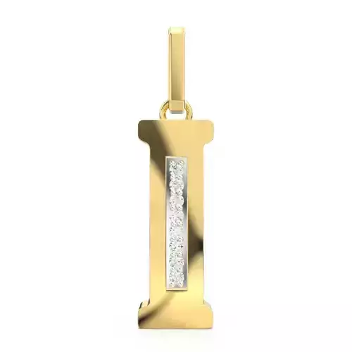 I SCRIPT DIAMOND PENDANT 3D print model
