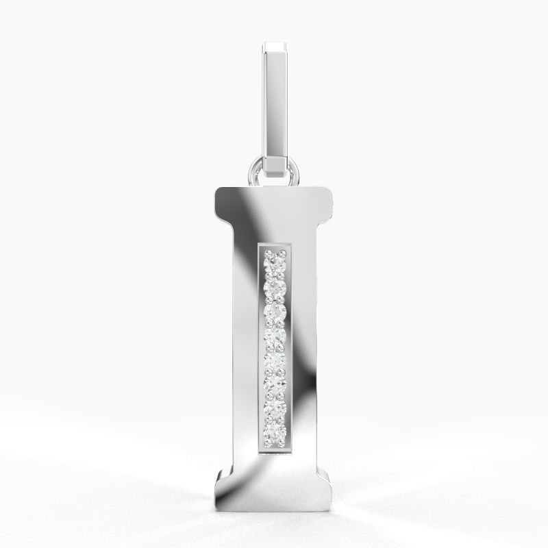 I SCRIPT DIAMOND PENDANT 3D print model_9