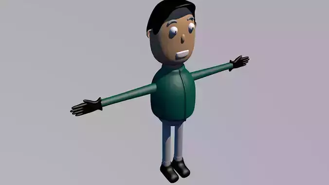 Low poly Human character