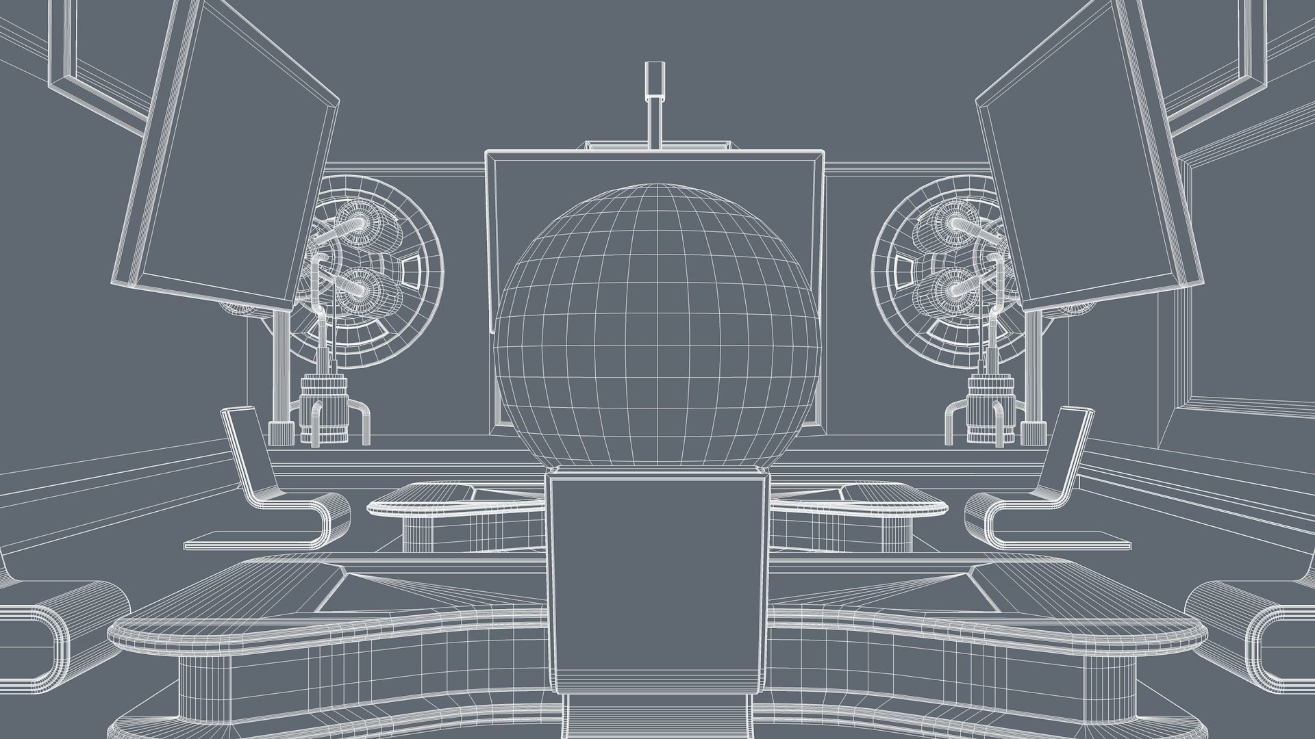 Sci Fi Room 3D model_8