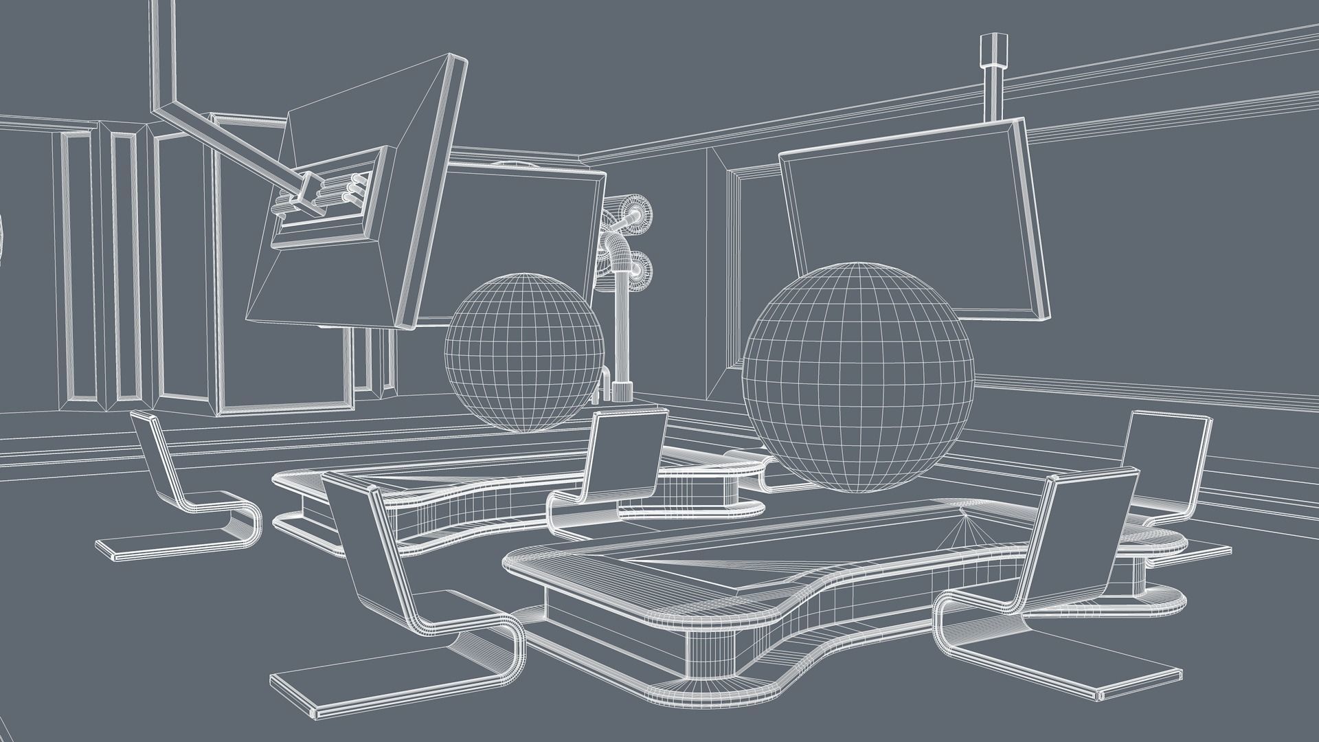 Sci Fi Room 3D model_7